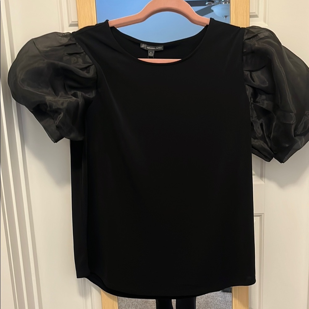 Adrianna Papell Black Top NWT